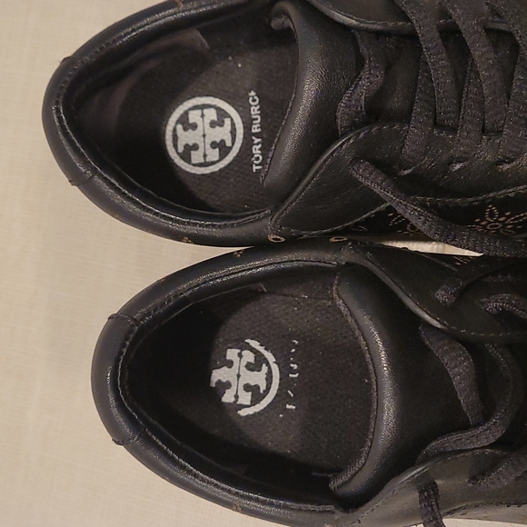 Tory Burch black sneakers size 5.5. GUC. - Picture 2 of 7